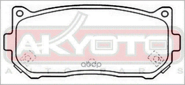 Колодки тормозные дисковые задние