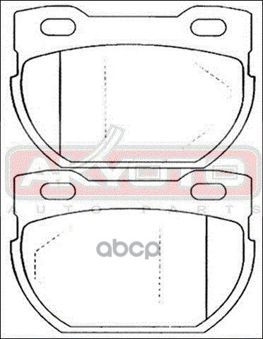 КОЛОДКИ ТОРМОЗНЫЕ ДИСКОВЫЕ ЗАДНИЕ