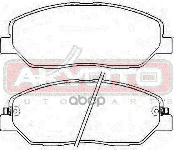 Колодки тормозные дисковые передние