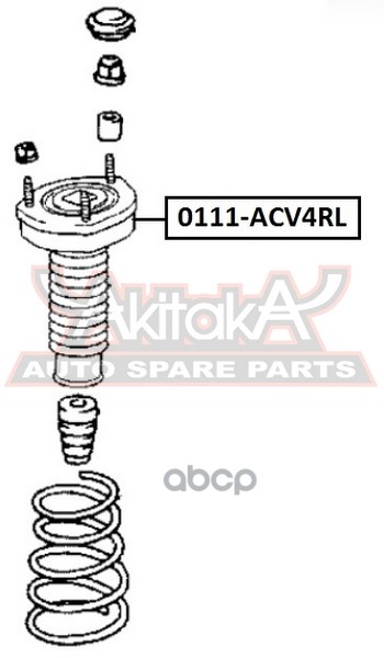 ОПОРА ЗАДНЕГО АМОРТИЗАТОРА ЛЕВАЯ
