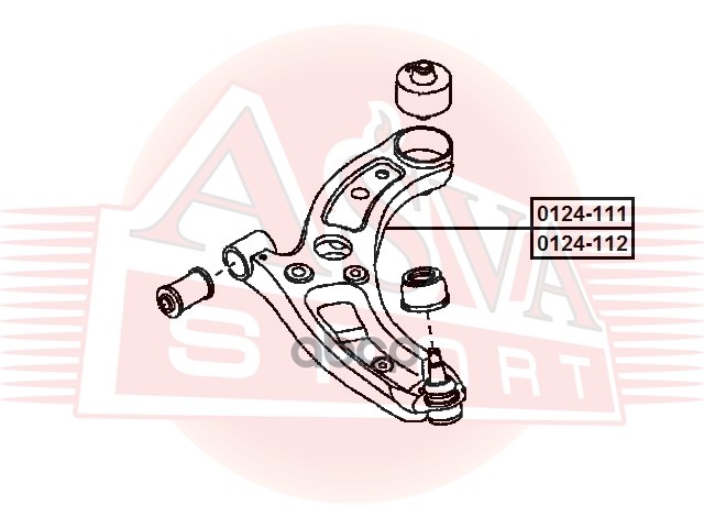 РЫЧАГ ПЕРЕДНИЙ НИЖНИЙ ЛЕВЫЙ