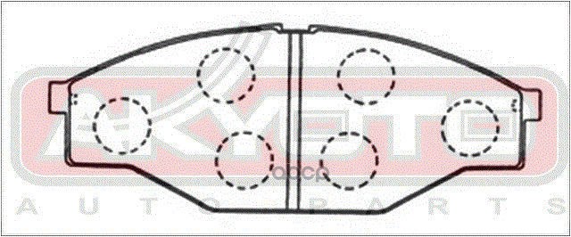 КОЛОДКИ ТОРМОЗНЫЕ ДИСКОВЫЕ ПЕРЕДНИЕ