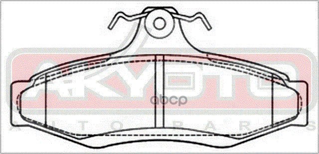 Колодки тормозные дисковые задние DAEWOO LEGANZA, NUBIRA ,Tacuma, SSANGYONG Musso, Korando