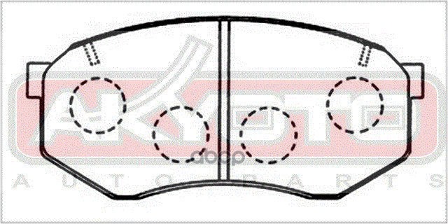 КОЛОДКИ ТОРМОЗНЫЕ ДИСКОВЫЕ ПЕРЕДНИЕ