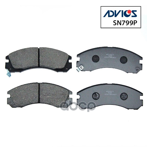 Колодки PF-3233-3403 SN799P Advics (MR389546/MR493985/MR569592/MR977238)