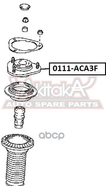 Опора амортизатора TOYOTA RAV4 ACA3#/GSA3# 2005-)