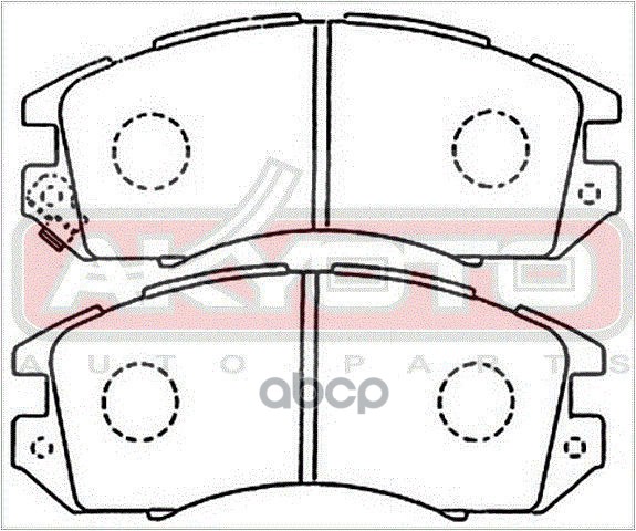 КОЛОДКИ ТОРМОЗНЫЕ ДИСКОВЫЕ ПЕРЕДНИЕ