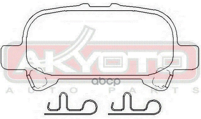 КОЛОДКИ ТОРМОЗНЫЕ ДИСКОВЫЕ ЗАДНИЕ