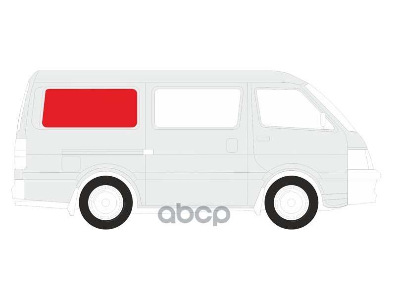 Стекло кузова боковое (не опускное) (Справа/ Цвет зеленый/ Антенна) Toyota Grand Hiace 99-02 / Granv XYG арт. RH180 SR/RH/H/X