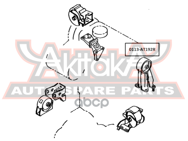 САЙЛЕНТБЛОК ПОДУШКИ ДВИГАТЕЛЯ