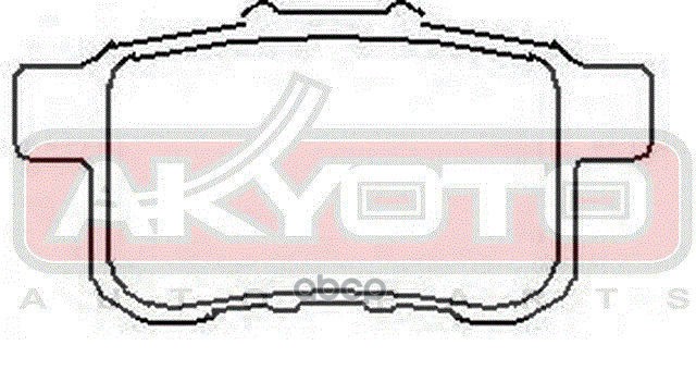 КОЛОДКИ ТОРМОЗНЫЕ ДИСКОВЫЕ ЗАДНИЕ