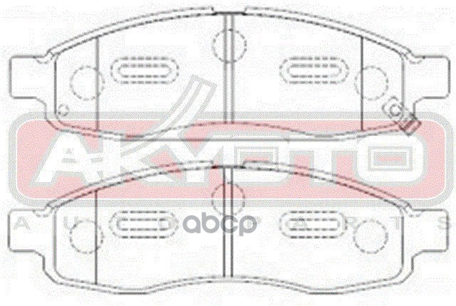 КОЛОДКИ ТОРМОЗНЫЕ ДИСКОВЫЕ ПЕРЕДНИЕ