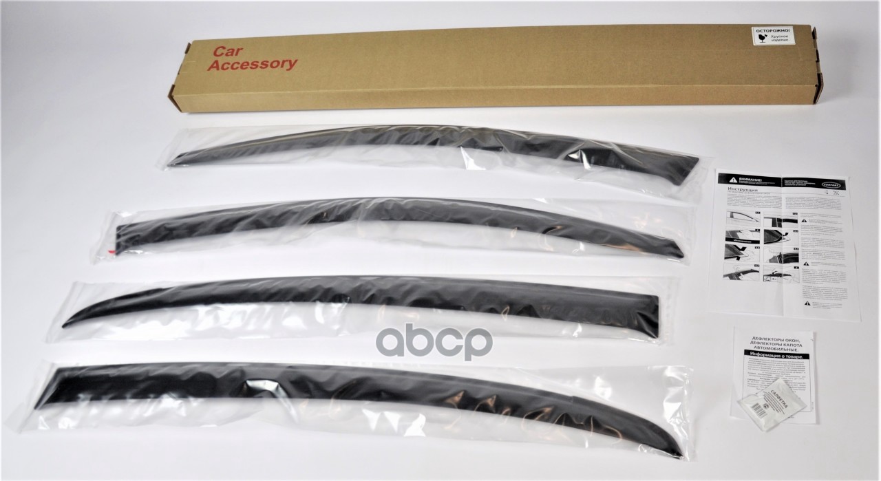 Дефлектор двери NISSAN Tiida (04-07) хэтчбек COMFORT