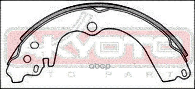 КОЛОДКИ ТОРМОЗНЫЕ БАРАБАННЫЕ ЗАДНИЕ