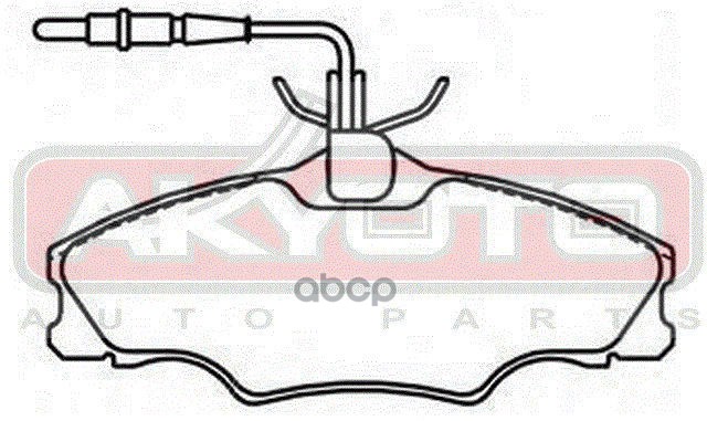КОЛОДКИ ТОРМОЗНЫЕ ДИСКОВЫЕ ПЕРЕДНИЕ С ДАТЧИКОМ