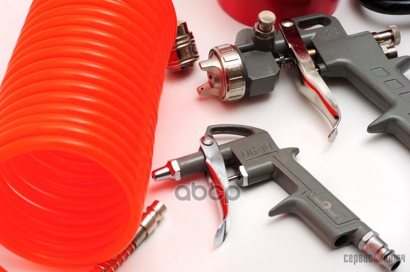 Набор для покраски Сервис Ключ (пистолет продувочныи, подкачка шин, мовиль, кр