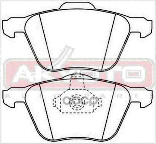 Колодки тормозные дисковые передние VW SHARAN '00->, FORD Galaxy 2800CC '00->