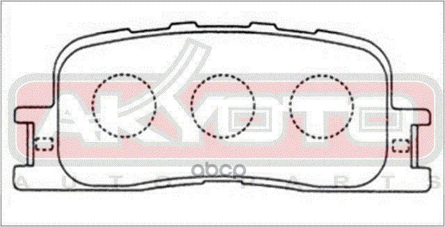 КОЛОДКИ ТОРМОЗНЫЕ ДИСКОВЫЕ ЗАДНИЕ