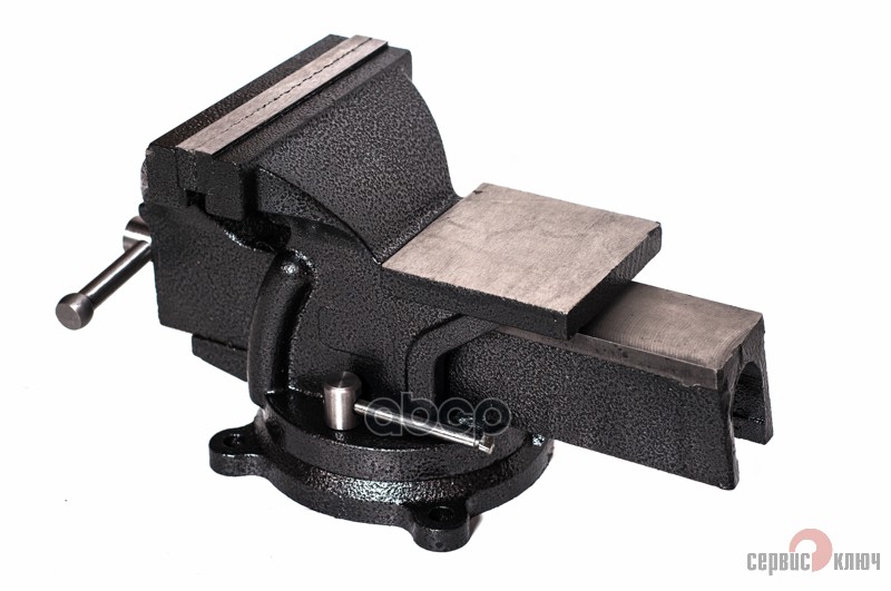 Тиски слесарные поворотные 150 мм с наковальней Сервис Ключ 71615