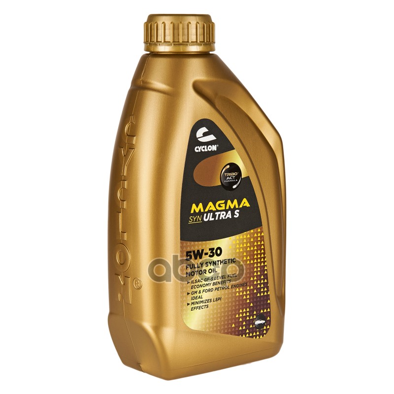 Масло моторное синтетическое CYCLON MAGMA SYN ULTRA S 5W30, 1л