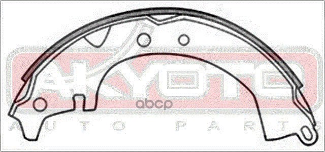 КОЛОДКИ ТОРМОЗНЫЕ БАРАБАННЫЕ ЗАДНИЕ