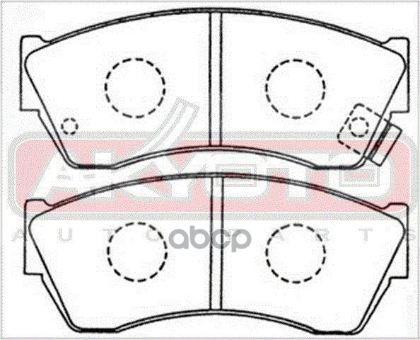КОЛОДКИ ТОРМОЗНЫЕ ДИСКОВЫЕ ПЕРЕДНИЕ