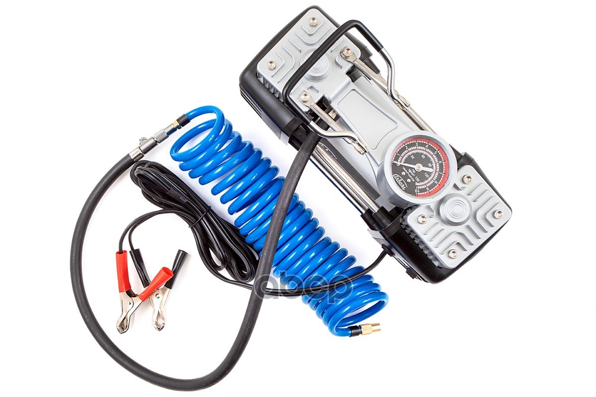 Автомобильный компрессор для накачки шин, производительность 60л/мин