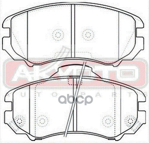 КОЛОДКИ ТОРМОЗНЫЕ ДИСКОВЫЕ ПЕРЕДНИЕ
