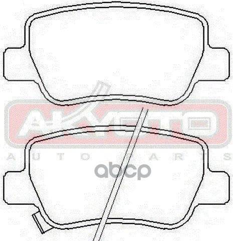 КОЛОДКИ ТОРМОЗНЫЕ ДИСКОВЫЕ ЗАДНИЕ