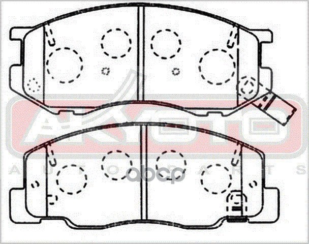 КОЛОДКИ ТОРМОЗНЫЕ ДИСКОВЫЕ ПЕРЕДНИЕ