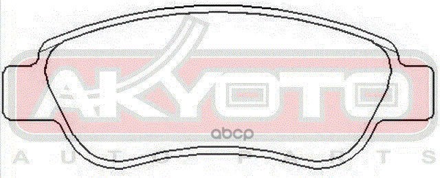 КОЛОДКИ ТОРМОЗНЫЕ ДИСКОВЫЕ ПЕРЕДНИЕ