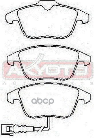 Колодки тормозные дисковые передние