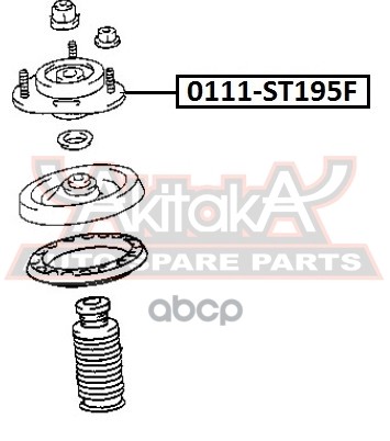 Опора амортизатора TOYOTA CARINA E AT19#/ST191/CT190 1992-1997