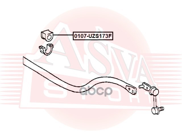 ВТУЛКА ПЕРЕДНЕГО СТАБИЛИЗАТОРА D28.6