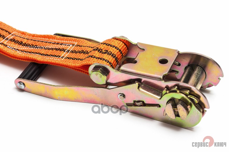 Ремень крепления груза с храповиком  4 т 10 м 5 см Сервис Ключ