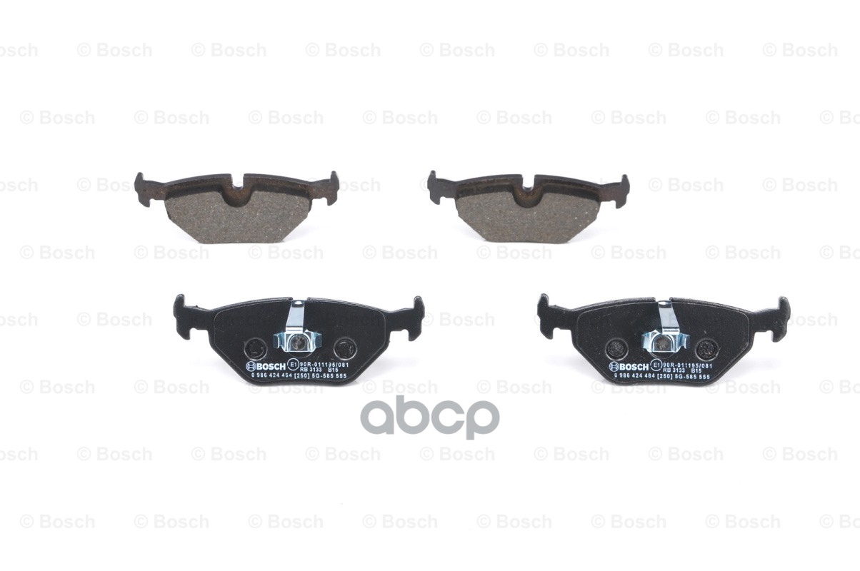 0 986 424 484 265 40=276 040B-Sx !Колодки Дисковые З Bmw E46 1.6I-2.8I/D 98>, Rover 75 99> Bosch арт. 0986424484