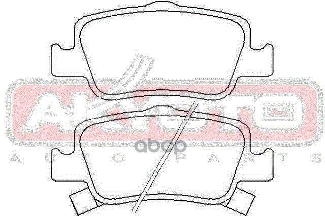 КОЛОДКИ ТОРМОЗНЫЕ ДИСКОВЫЕ ЗАДНИЕ