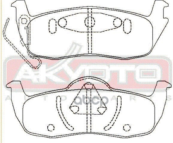 КОЛОДКИ ТОРМОЗНЫЕ ДИСКОВЫЕ ЗАДНИЕ