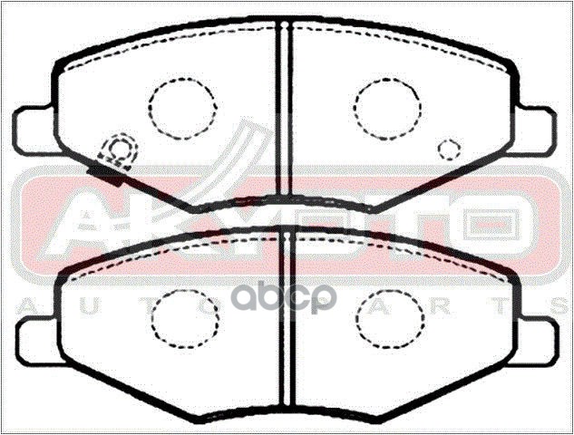КОЛОДКИ ТОРМОЗНЫЕ ДИСКОВЫЕ ПЕРЕДНИЕ