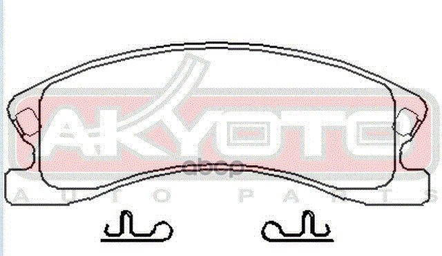 Колодки тормозные дисковые передние CHRYSLER JEEP Grans Cherokee II 99->