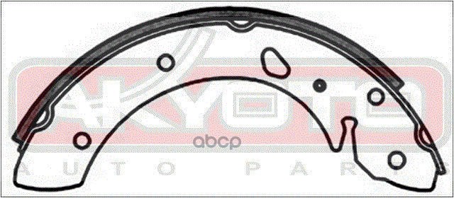 КОЛОДКИ ТОРМОЗНЫЕ БАРАБАННЫЕ ЗАДНИЕ