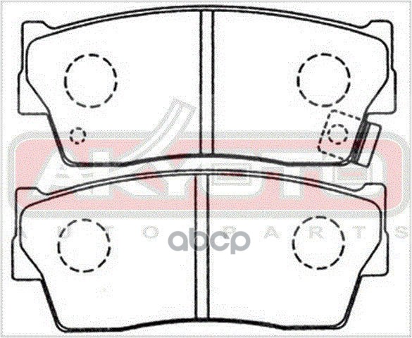 КОЛОДКИ ТОРМОЗНЫЕ ДИСКОВЫЕ ПЕРЕДНИЕ