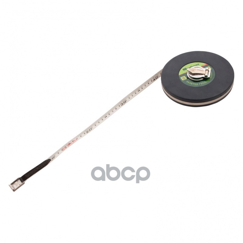 Рулетка геодезическая 30 м х 13 мм, закрытый корпус, фиберглассовая лента
