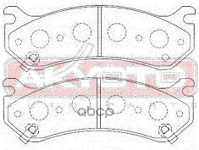 КОЛОДКИ ТОРМОЗНЫЕ ДИСКОВЫЕ ПЕРЕДНИЕ