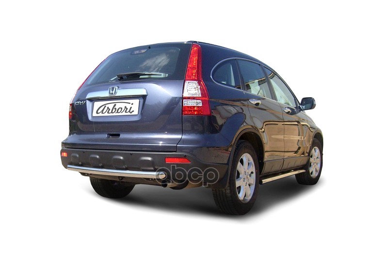 Защита заднего бампера d57 Arbori нерж. сталь для Honda CR-V 2009-2012 / Хонда Ц