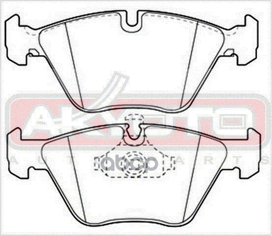 КОЛОДКИ ТОРМОЗНЫЕ ПЕРЕДНИЕ ДИСКОВЫЕ