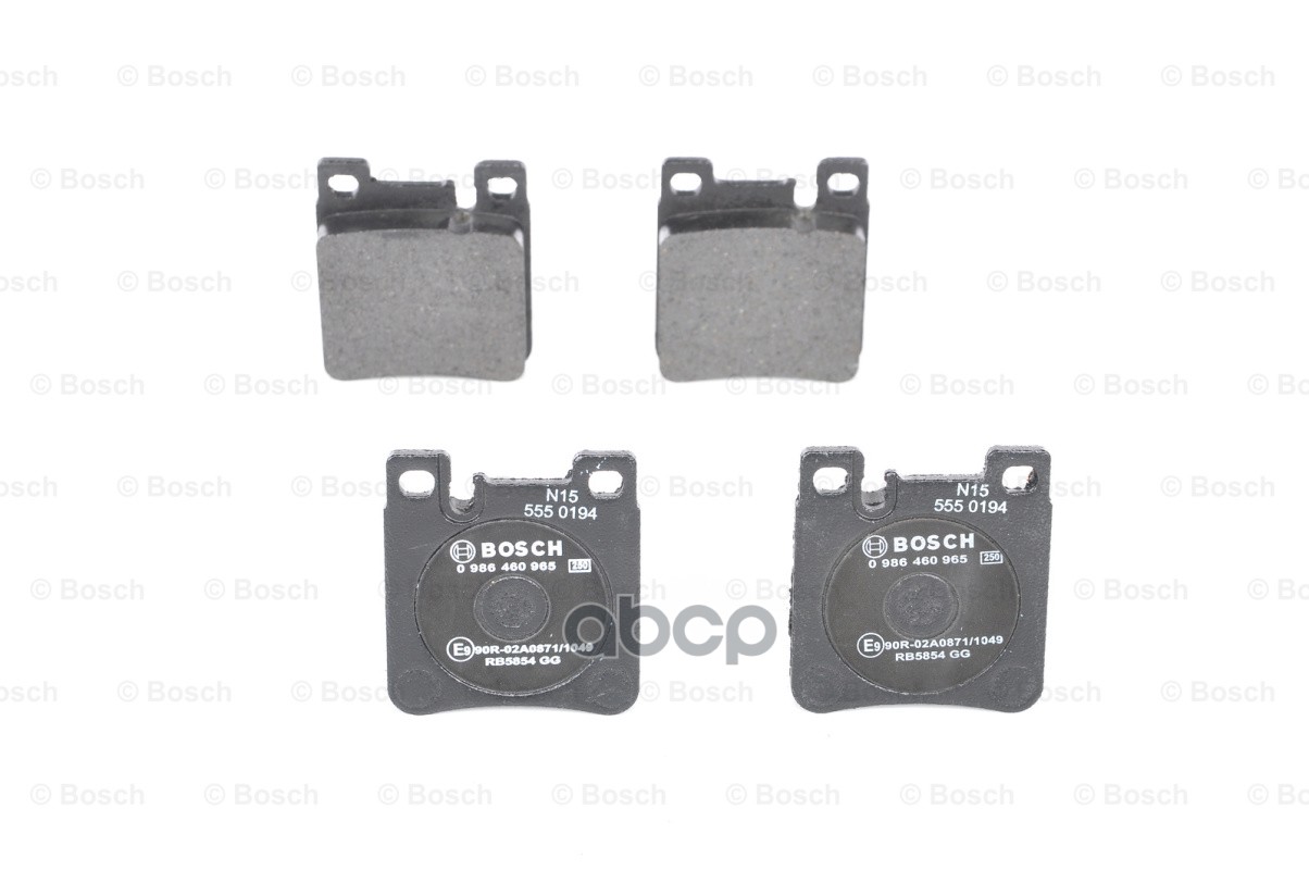 0 986 460 965 407 00=571722B !Колодки Дисковые З Mb W140 91>/W202 94>/W210 97>/W220 2.8/3.2 98> Bosch арт. 0986460965