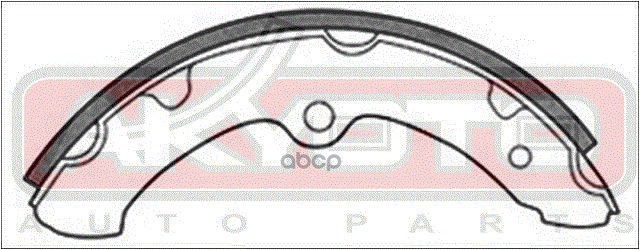 КОЛОДКИ ТОРМОЗНЫЕ БАРАБАННЫЕ ЗАДНИЕ