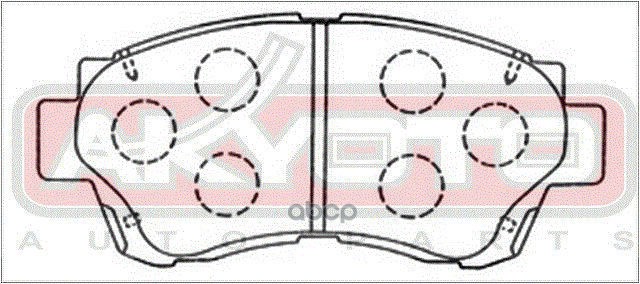 КОЛОДКИ ТОРМОЗНЫЕ ДИСКОВЫЕ ПЕРЕДНИЕ