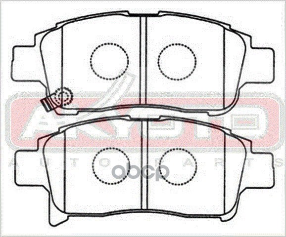 КОЛОДКИ ТОРМОЗНЫЕ ДИСКОВЫЕ ПЕРЕДНИЕ